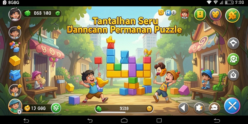 Gameplay seru 8G8G dengan tantangan puzzle yang menarik.