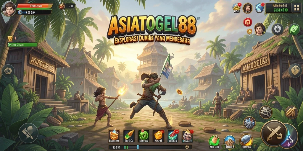 Tampilan gameplay Open World yang mendebarkan di ASIATOGEL88.