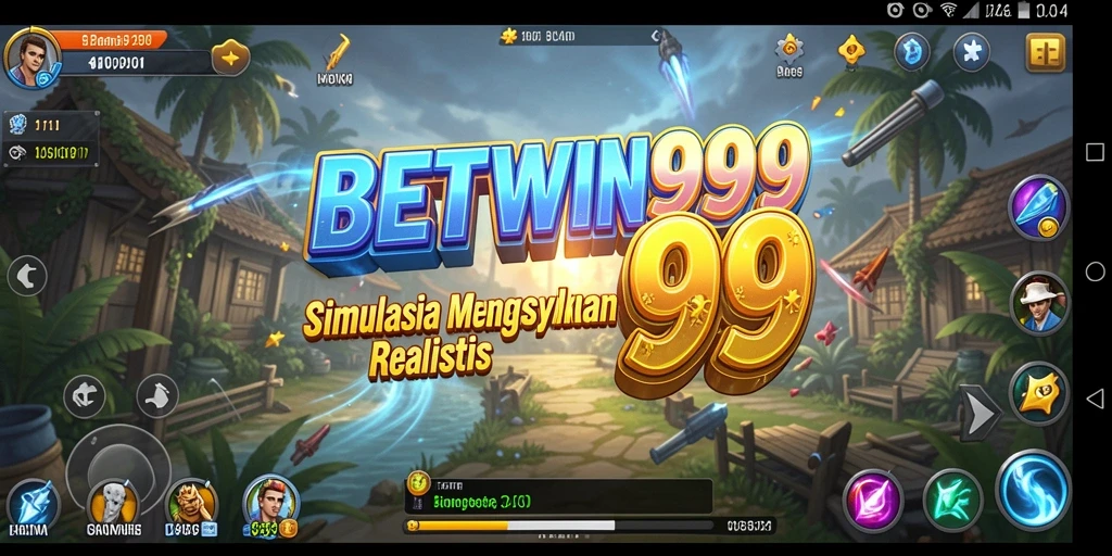 Screenshot BETWIN999 menampilkan gameplay simulasi yang seru dan interaktif.