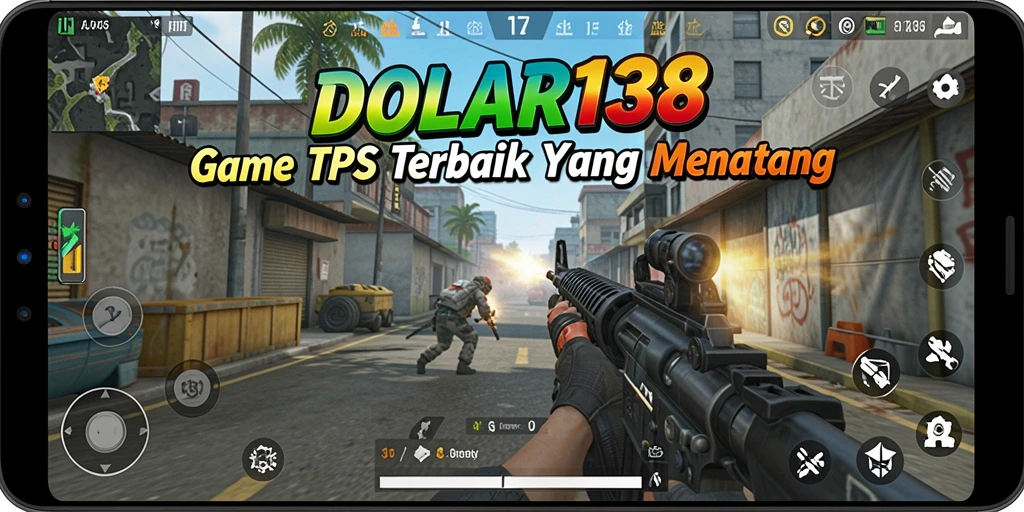 Tampilan gameplay seru dalam DOLAR138 dengan aksi tembak-menembak.