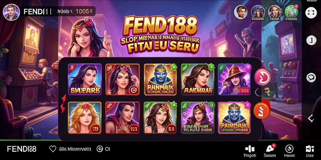 Screenshot gameplay FENDI188 menampilkan pengalaman bermain Slot yang seru.