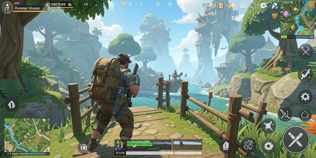 Gameplay ID678 menunjukkan petualangan di dunia terbuka yang luas.