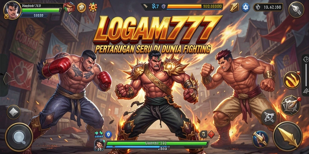Tangkapan layar LOGAM777 menampilkan aksi pertarungan yang mendebarkan dan karakter yang kuat.