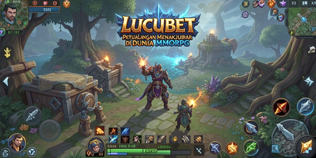 Screenshot LUCUBET menampilkan aksi seru dalam gameplay MMORPG.