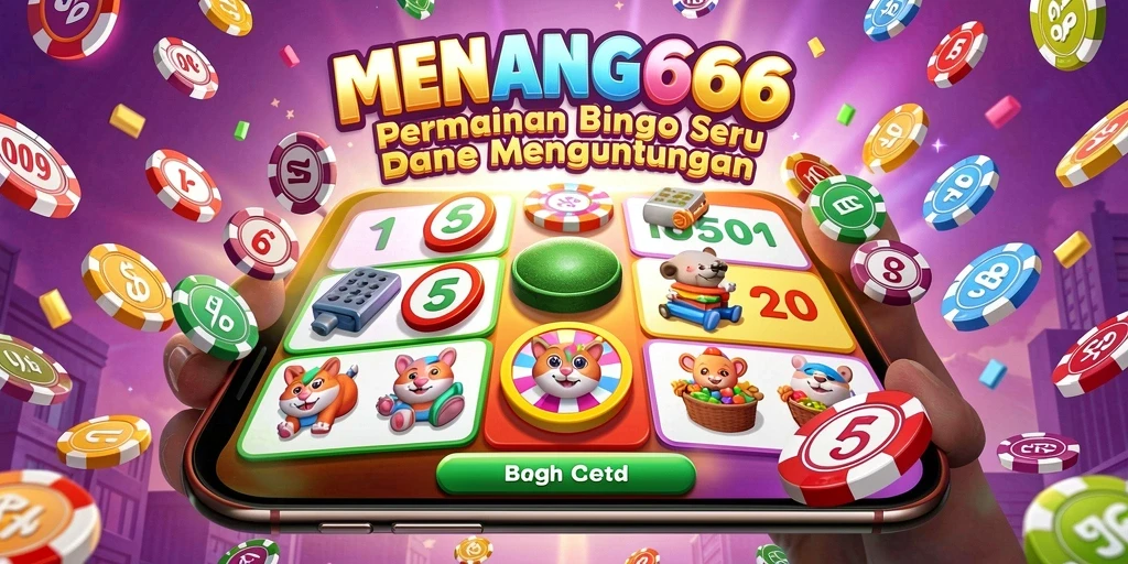Gameplay seru Bingo di aplikasi MENANG666 dengan hadiah menarik.