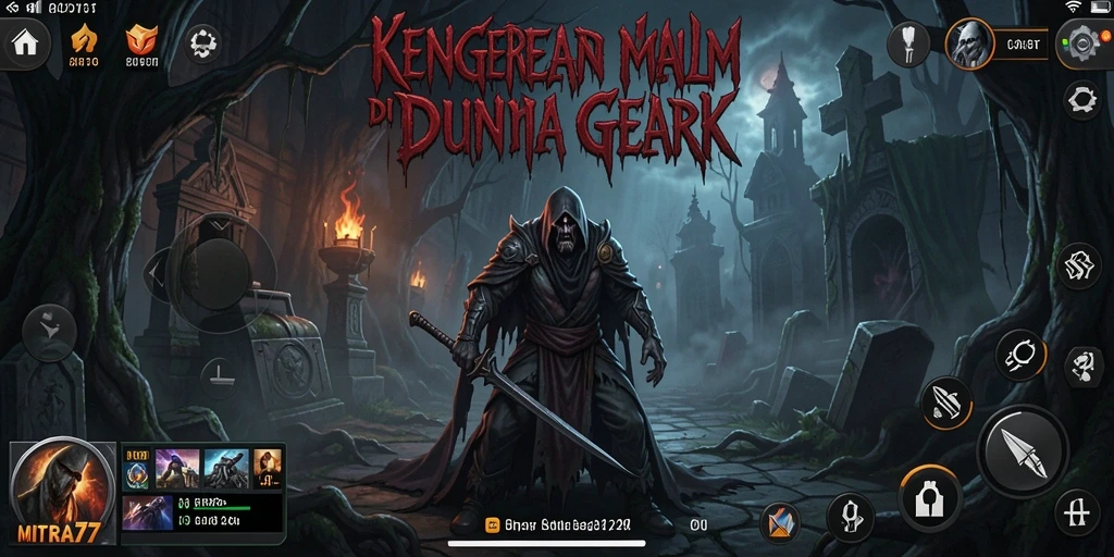 Screenshot ini menampilkan gameplay menegangkan dari MITRA77.