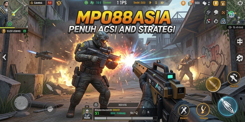 Tampilan gameplay MPO88ASIA yang mendebarkan dan strategis dalam pertempuran TPS.