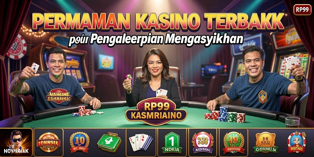 Tampilkan gameplay menarik dari aplikasi Kasino RP99.