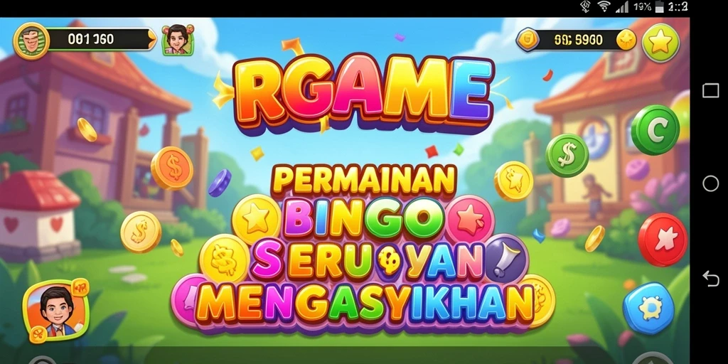Screenshot RPGAME menampilkan gameplay Bingo yang mendebarkan.