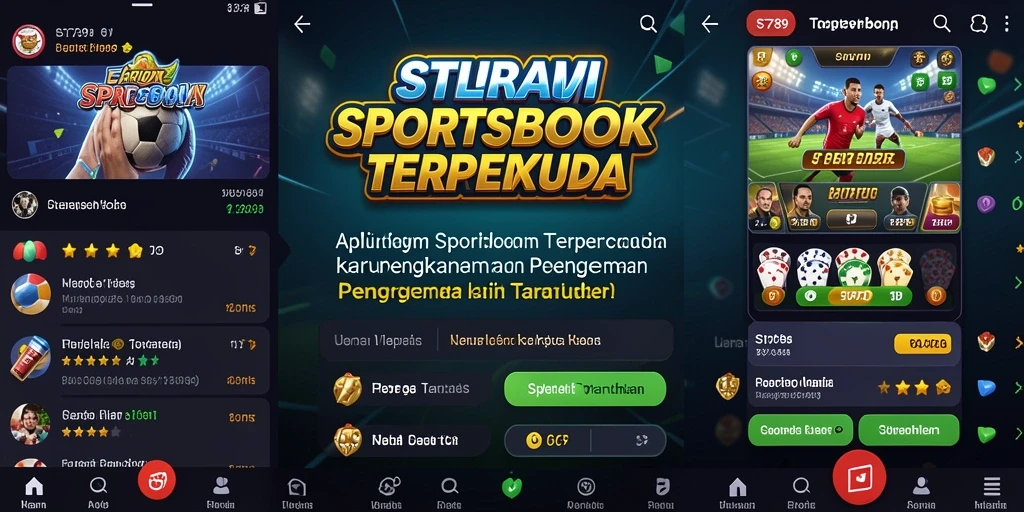 Tampilan gameplay interaktif dari aplikasi Sportsbook ST789.