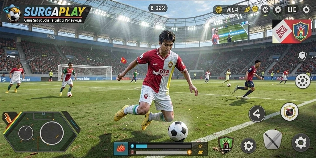 Tangkapan layar dari gameplay SURGAPLAY yang menyenangkan dan menegangkan.
