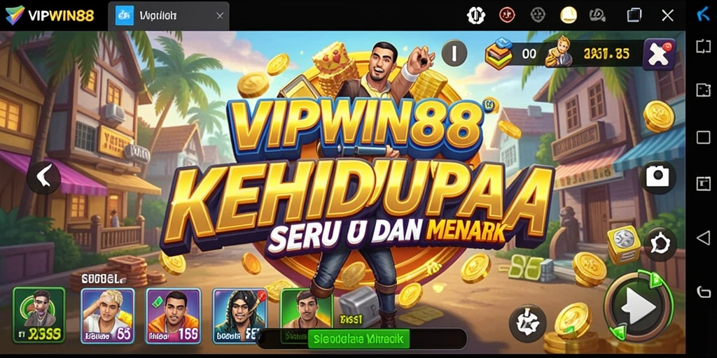 Tampilan gameplay menarik dari VIPWIN88 di dunia simulasi.